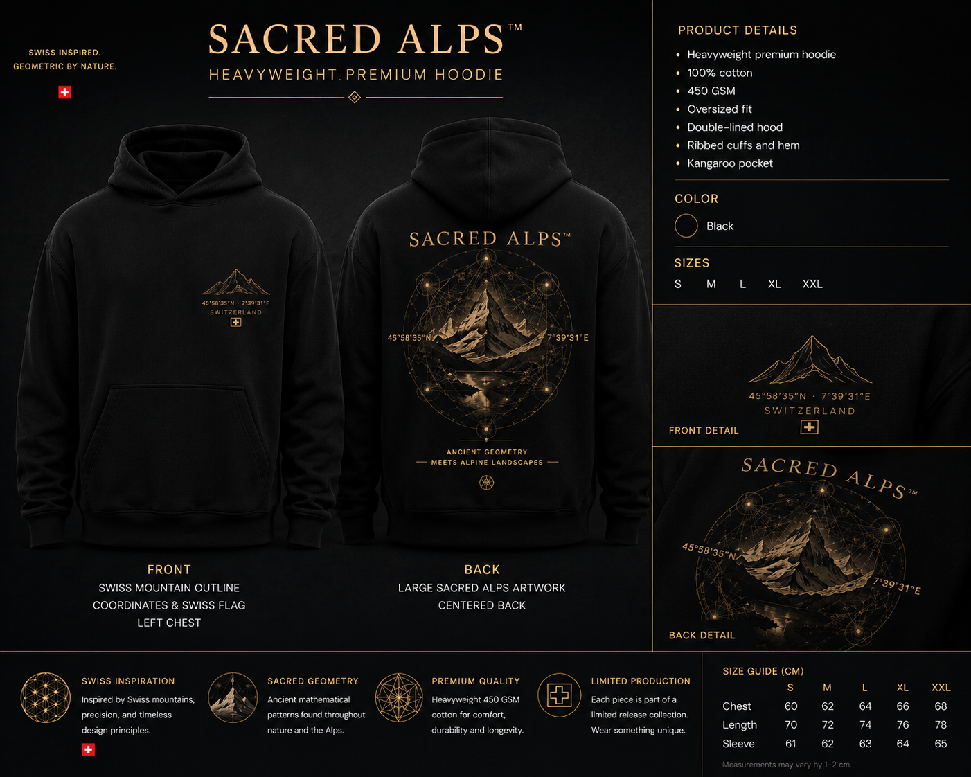 Sacred Alps™ Heavyweight Premium Hoodie