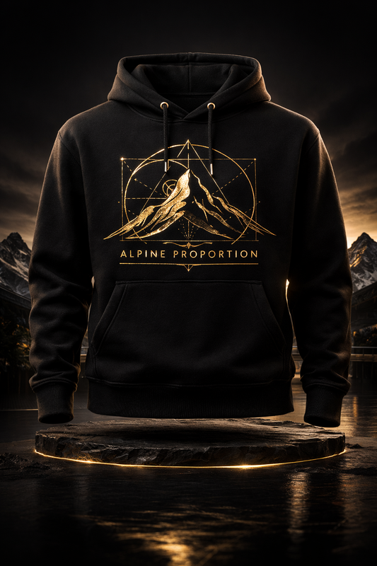 Alpine Proportion Hoodie — Gold Edition