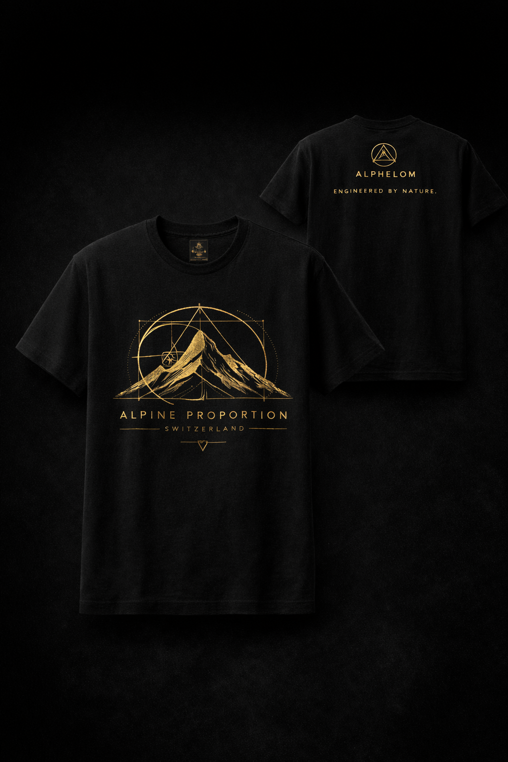 Alpine Proportion T-Shirt — Gold Edition