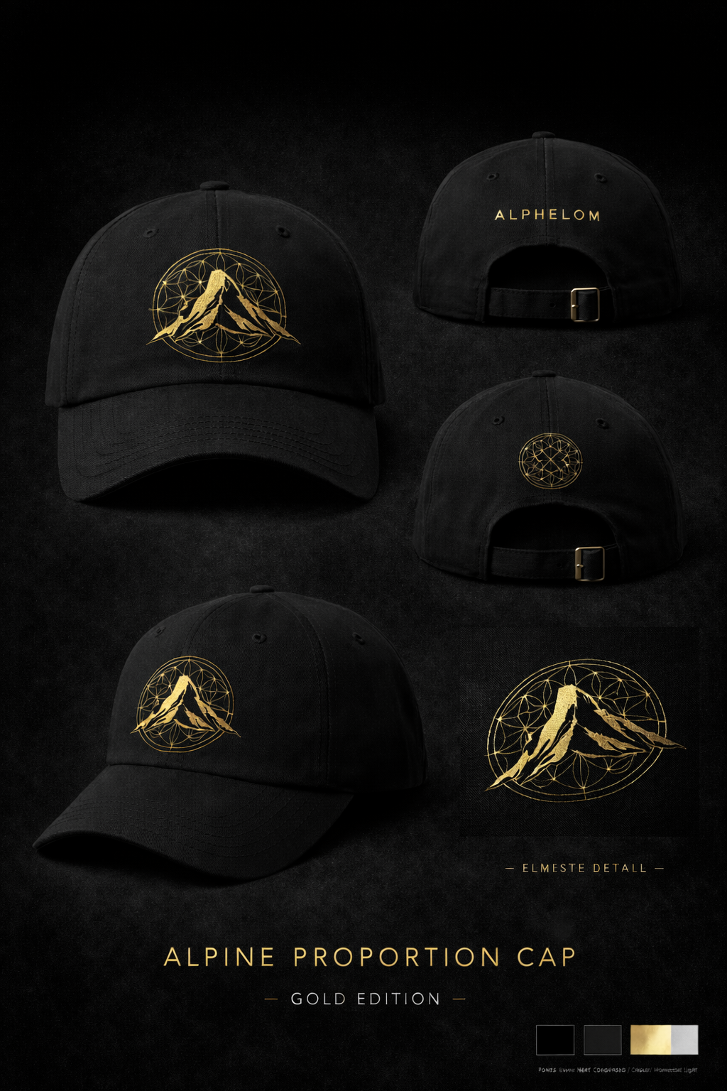 Alpine Proportion Cap — Gold Edition