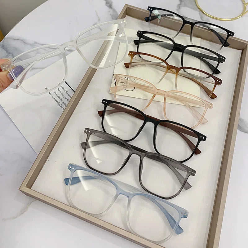 Fashion Photochromic Glasses Anti Blue Glasses Eye Protection Computer Glasses Gradient Glasses Women Men Eyeglasses Eyewear