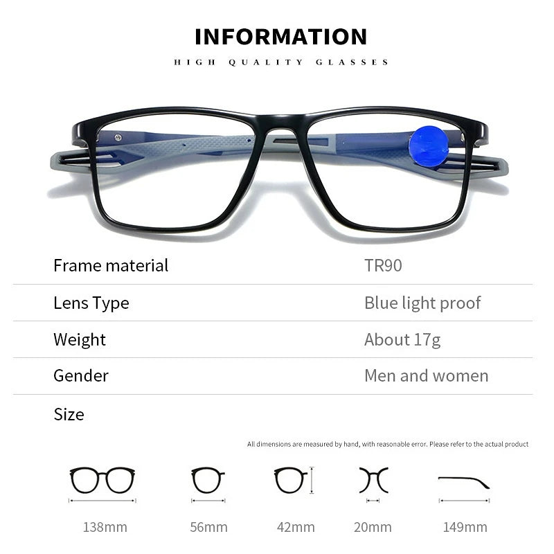 Outdoor Smart Color Changing Minus Glasses Unisex Photochromic Myopia Eyeglasses Finished Optical Near Sight Eyewear Diopter