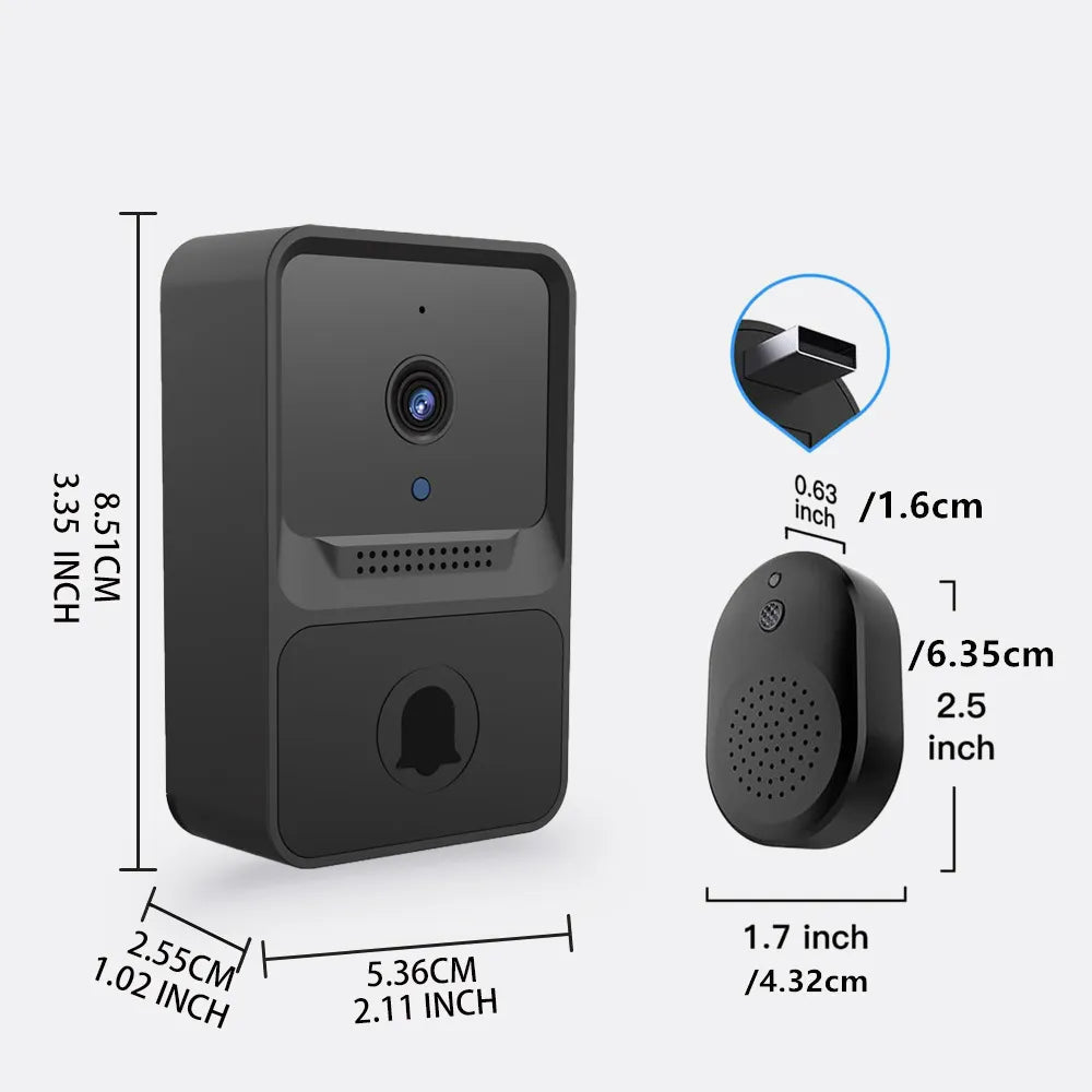 Wireless Doorbell WiFi Outdoor Security Door Bell