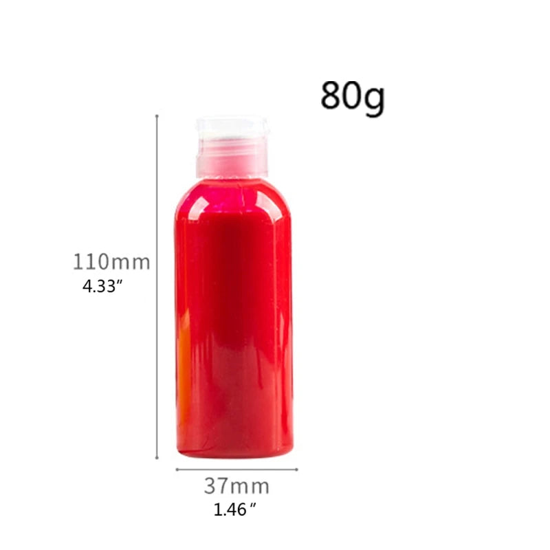 N7MD Large Bottle 80g Resin Pigment Transparent Epoxy Resin Coloring Dye Pigment Colorant Dye Fading Resistance Pigment